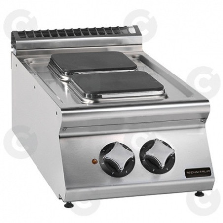 Réchaud Élect. 2 Plaques Carrées 