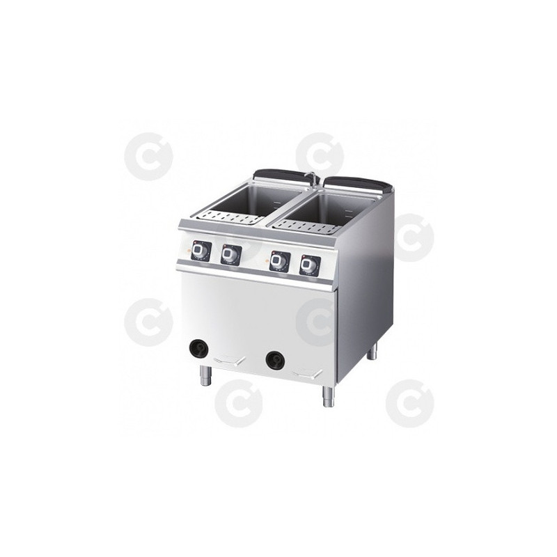 Diamante 70 - Cuiseur A Pates Sur Coffre Gaz 2X28L 