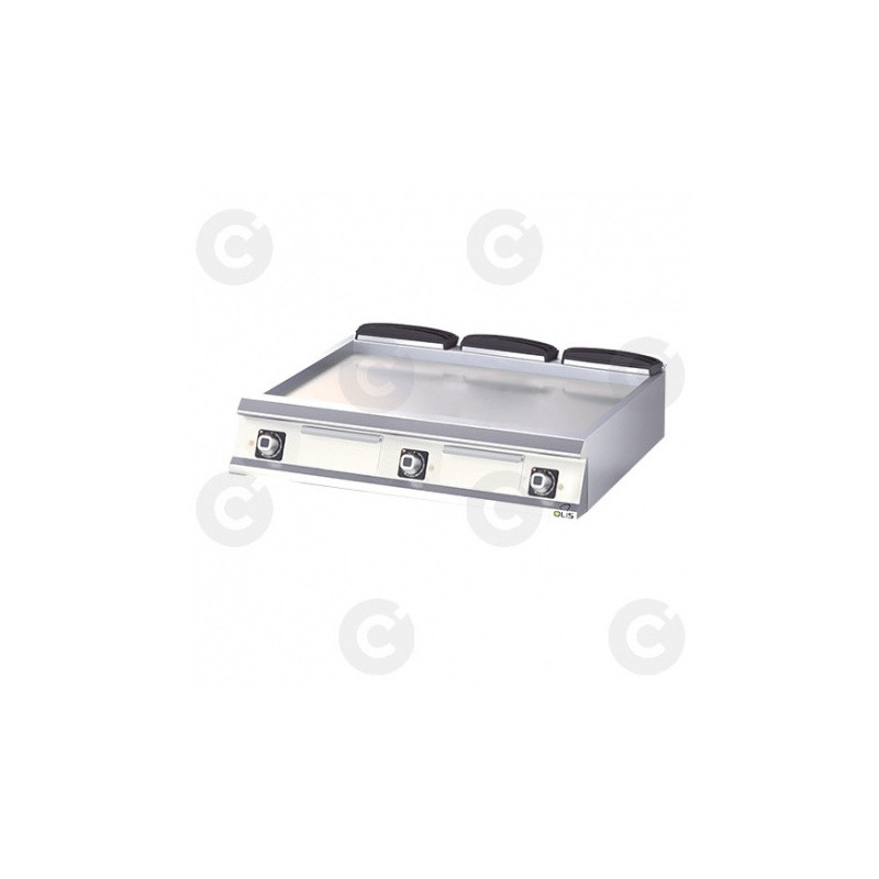 Diamante 70 - Plaques À Snacker Electriques - Triple 1200 – Lisse - A Poser - Acier 