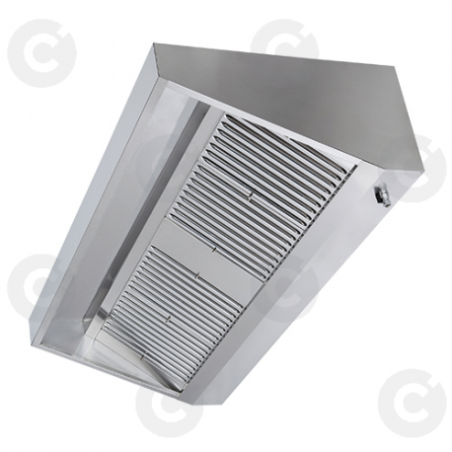 Hotte Statique Prof. 900 Long.3000 