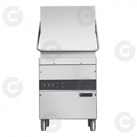 Lave Vaisselle À Capôt Simple Paroi 6,9Kw Paniers 500 X 500Mm 