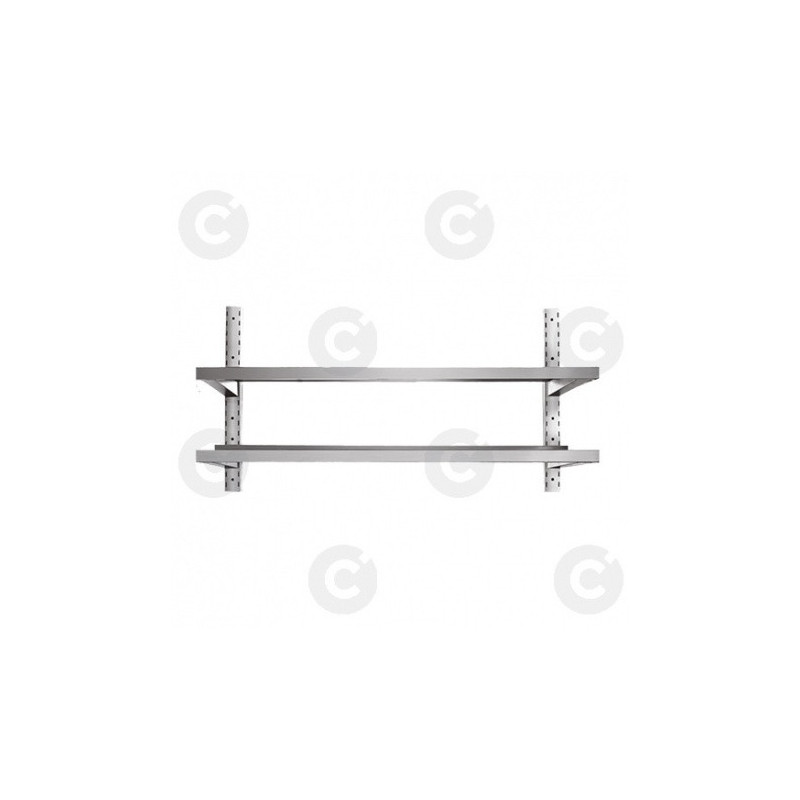 Étagère Murale Sur Crémaillère 2 Étagère - 1200 X 300 