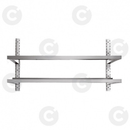 Étagère Murale Sur Crémaillère 2 Étagère - 1200 X 300 