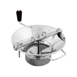 Moulin inox professionnel n°5 avec grille 1 mm (sur commande) 