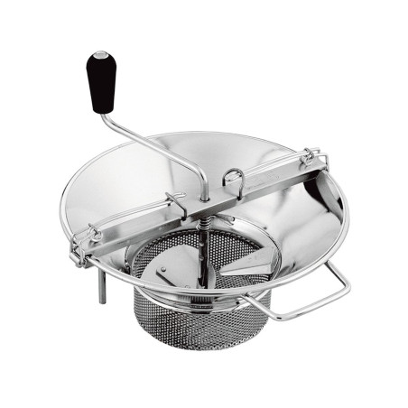 Moulin inox professionnel n°5 avec grille 1,5 mm (sur commande) 