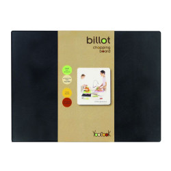 Billot noir / PE / 20 x 30 x 2 cm / avec patins 