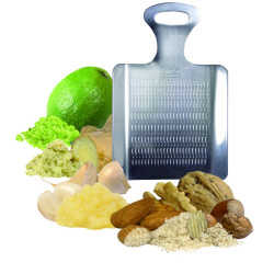 Gratte-ail, amandes, muscade… - inox 