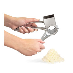 Moulin râpe à fromage inox - 1 tambour gruyère 