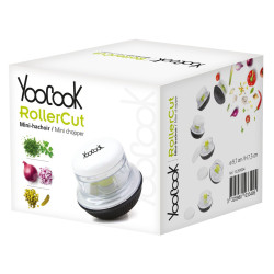 Mini hachoir - Roller cut (tranche aromatique : Ail, échalotte, oignon..) - Ø9,7 cm 