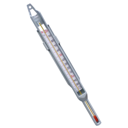 Thermomètre confiseur +80° C +200° C - gaine plastique 
