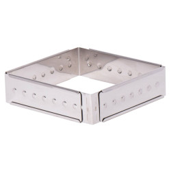 Cadre à opéra extensible réglable - inox - 280 x 160 x 45 mm 