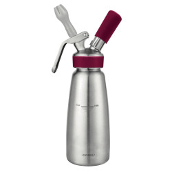 Siphon professionnel inox GOBEL - cuve inox - tête inox - 0.5L 