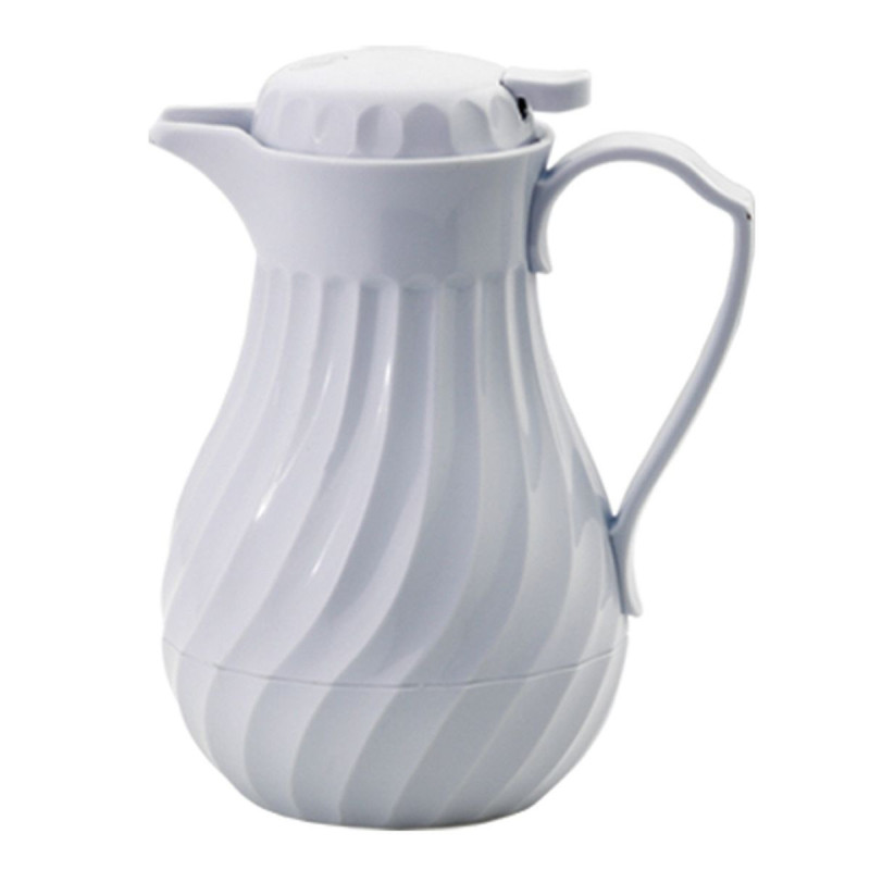 Pichet isotherme blanc torsadé - 0,6 L 