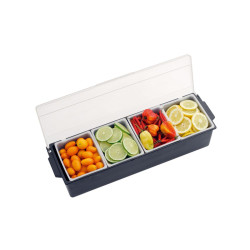 Boîte à épices ABS 4 compartiments 