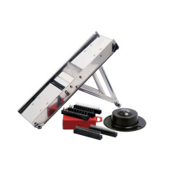 Mandoline super professionnelle (frites et julienne 1-2-4-7-10 mm) 