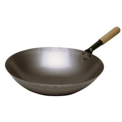 Sauteuse Wok en acier...