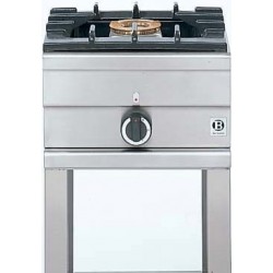 Réchaud inox à gaz 2 feux, 11 000 W, GAZ Bartscher