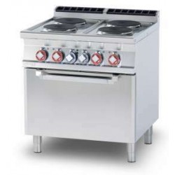 Fourneau 4 plaques et four...