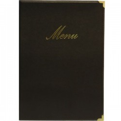 Protège menu noir...